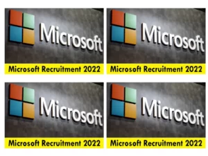 Microsoft Recruitment 2022|478 Jobs|Private Jobs 2022|Apply Online