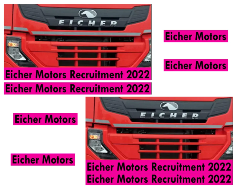 Eicher Motors Recruitment 2022|137 Jobs|Private Jobs 2022|Apply Online