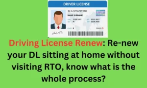 Driving License Renew