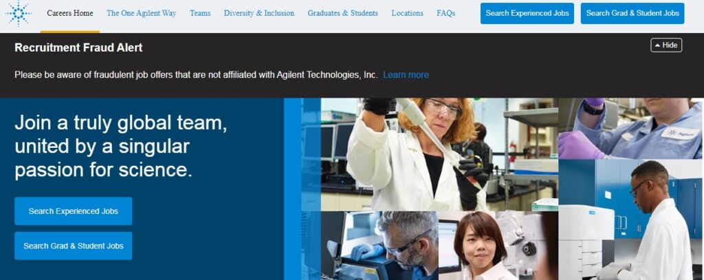 Agilent Recruitment 2023|Private Jobs List|10 Pass Private Jobs:: The dream of getting a job in Agilent came true, recruitment on these posts?