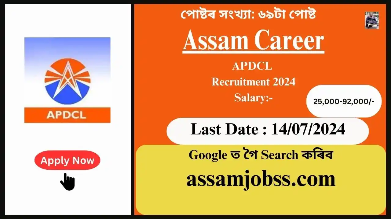 Assam Career : Assam Power Distribution Company Limited Recruitment 2024-Check Post, Age Limit, Tenure, Eligibility Criteria, Salary and How to Apply